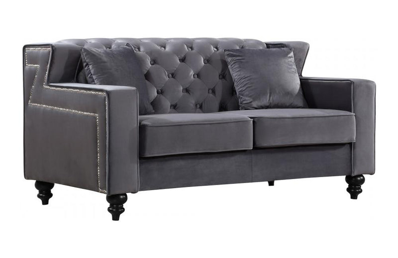 Callie Grey Love Seat