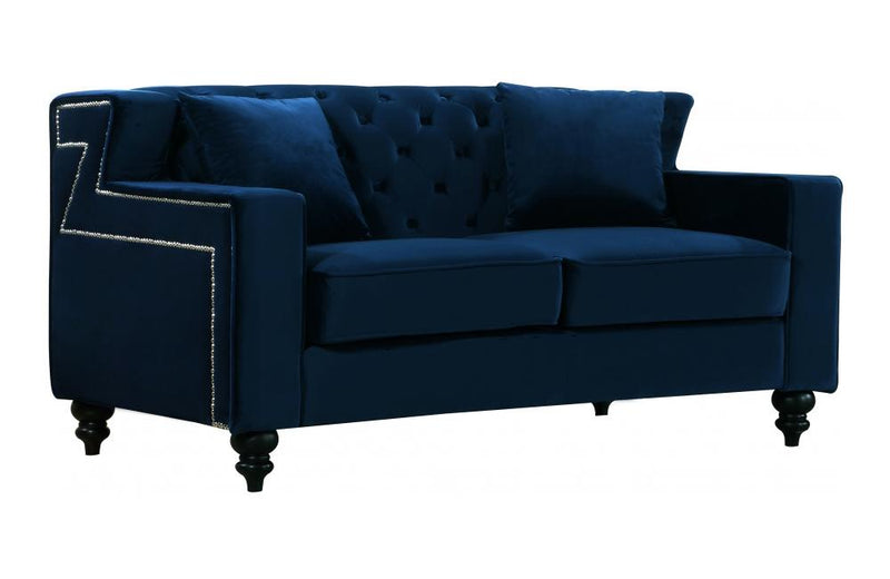 Callie Navy Love Seat