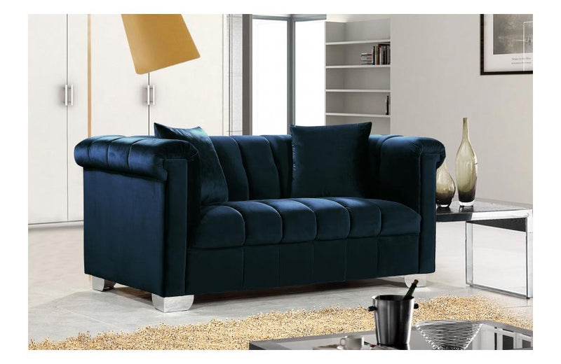 Payton Navy Love Seat