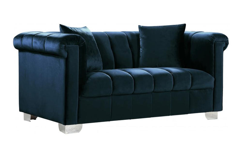 Payton Navy Love Seat