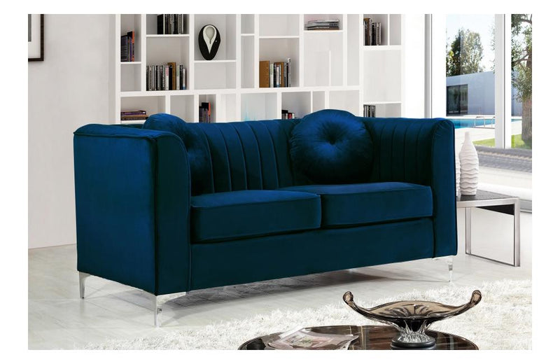 Brooke Navy Love Seat