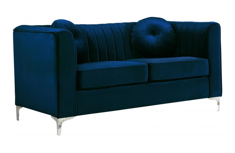 Brooke Navy Love Seat