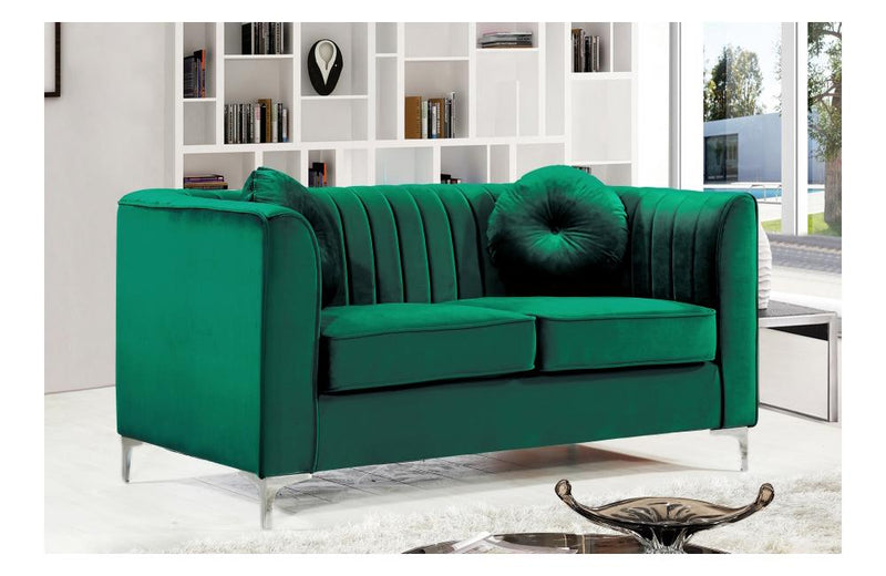 Brooke Green Love Seat