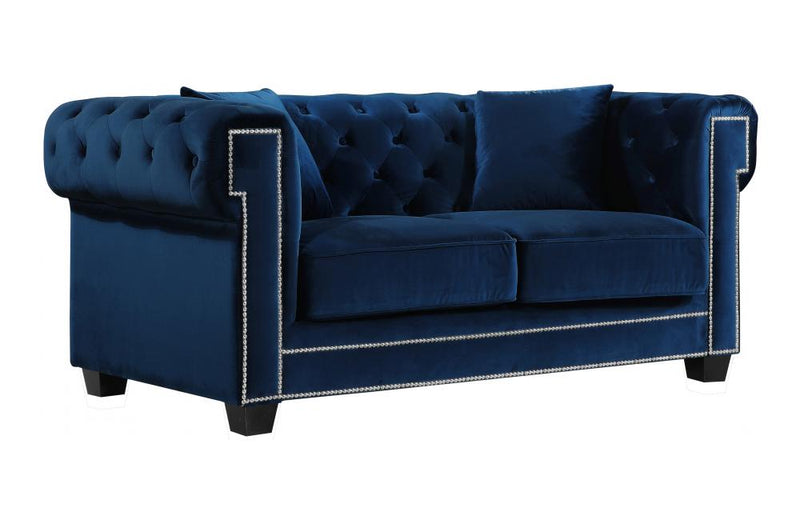 Eloise Navy Love Seat