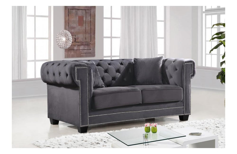 Eloise Grey Love Seat