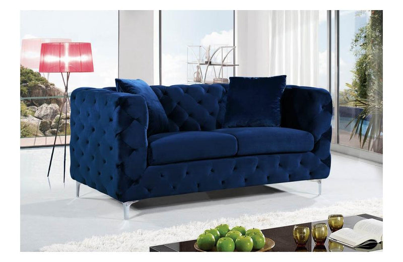 Ebba Navy Love Seat