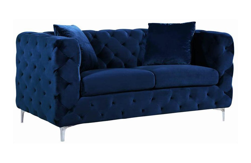 Ebba Navy Love Seat