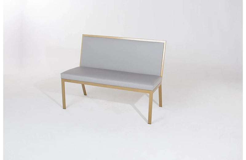 Luca Bench Upholstered Back No Arms