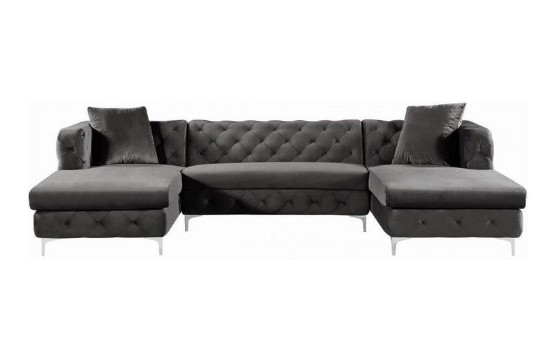 Avri Grey Sectional Sofa