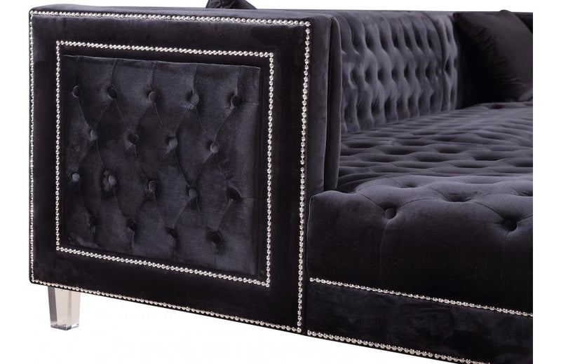 Barden Black Sectional Sofa