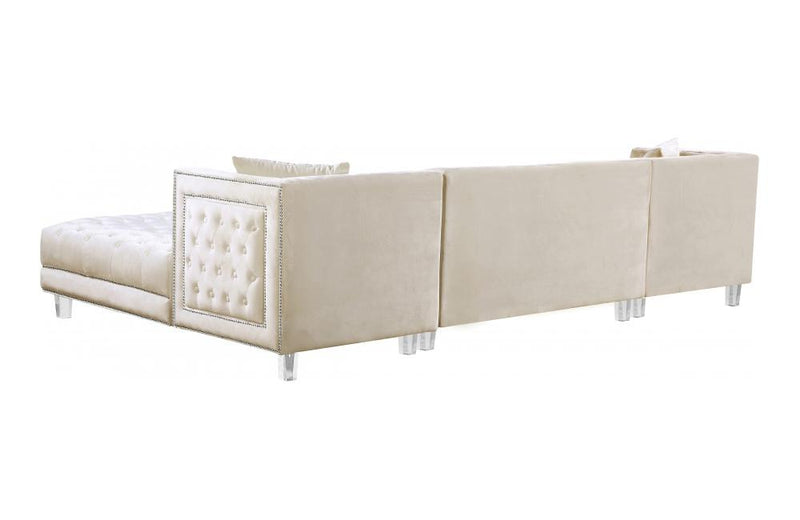 Barden Cream Sectional Sofa