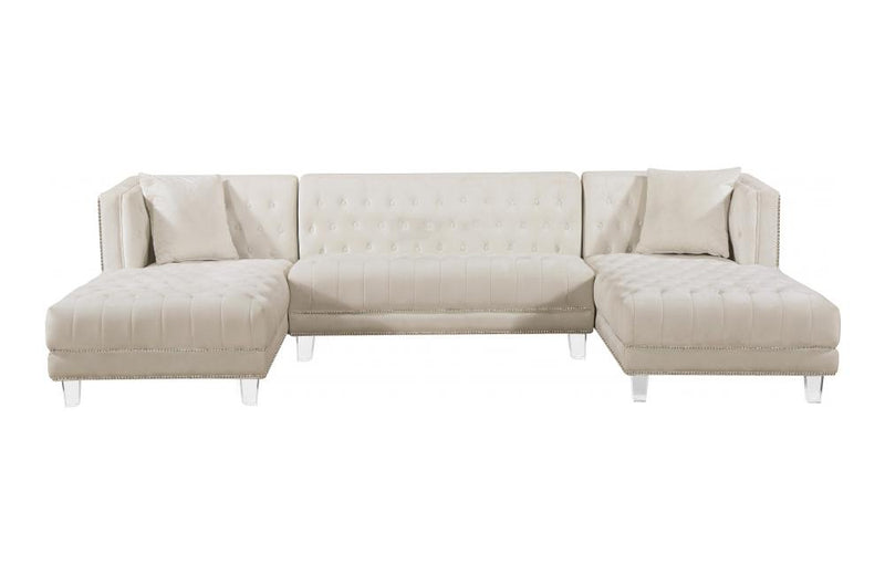 Barden Cream Sectional Sofa