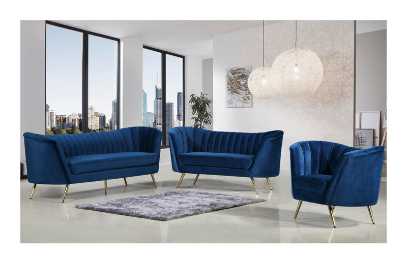 Alura Navy sofa set