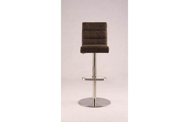 Wyatt Modern Ribbed Back Adjustable Height Stool