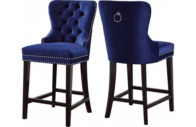 Abella Navy Bar Stool