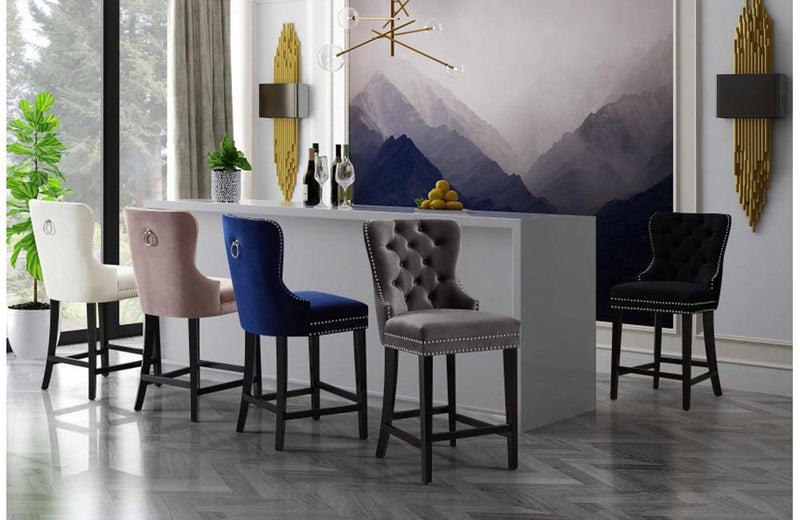 Abella Navy Bar Stool