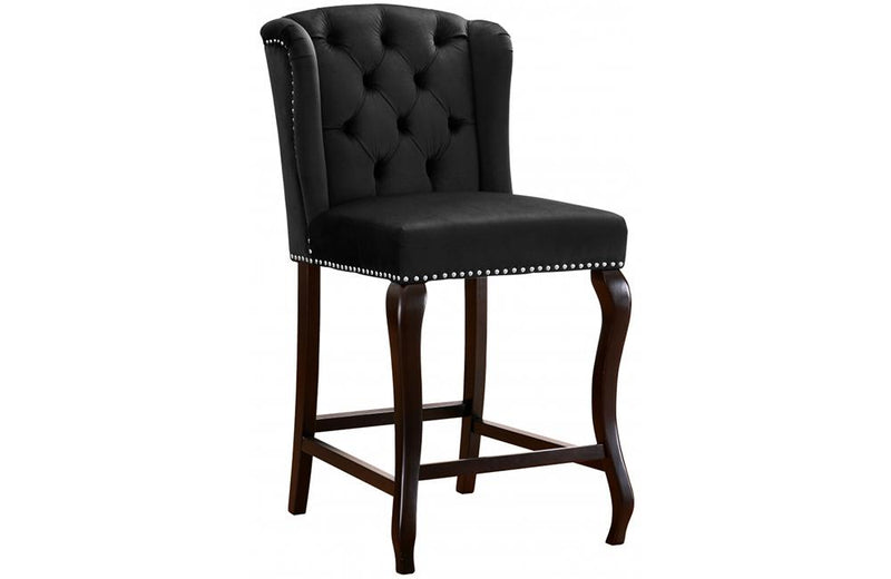 Abir Black Bar Stool