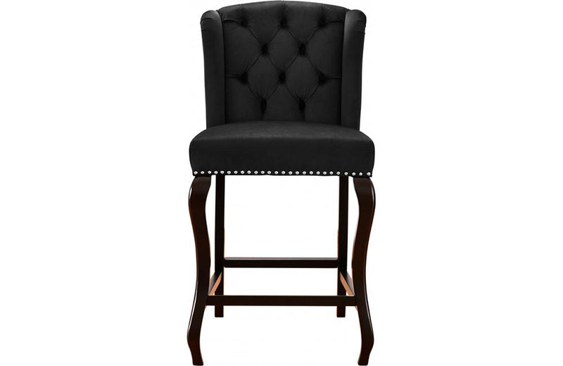 Abir Black Bar Stool