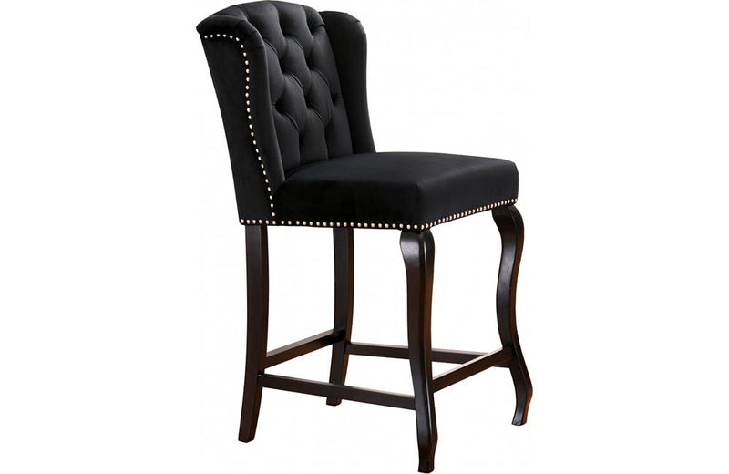 Abir Black Bar Stool