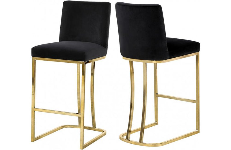 Abrielle Black Bar Stool