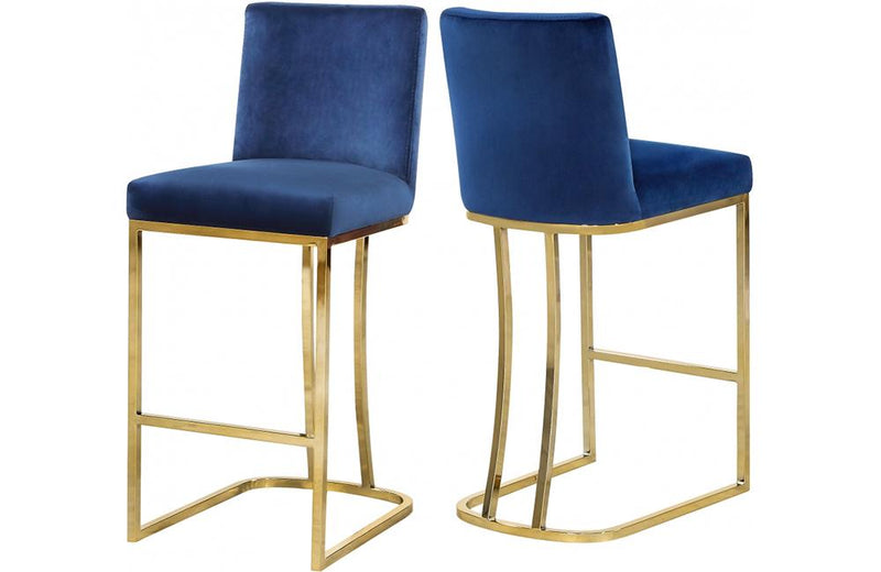 Abrielle Navy Bar Stool