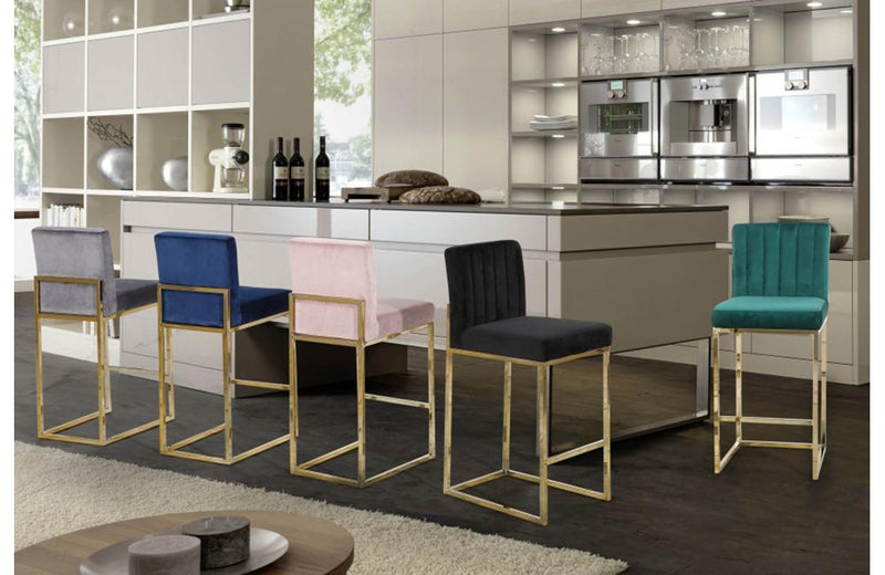 Abrienne Navy Bar Stool