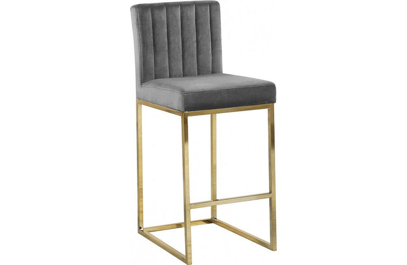 Abrienne Grey Bar Stool