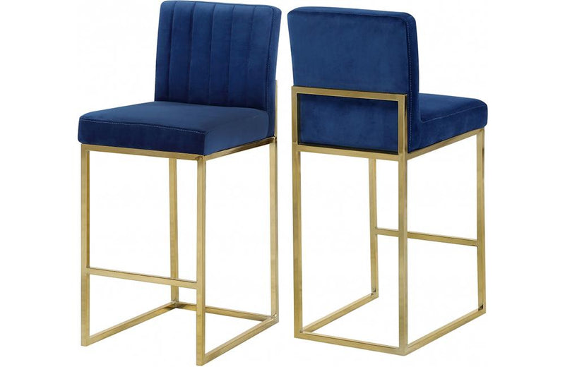 Abrienne Navy Bar Stool