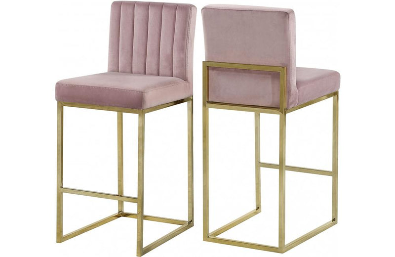 Abrienne Pink Bar Stool