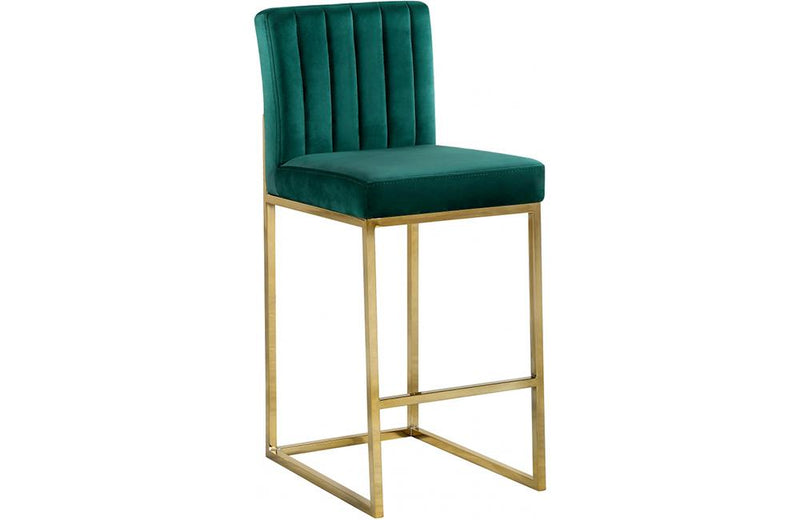 Abrienne Green Bar Stool