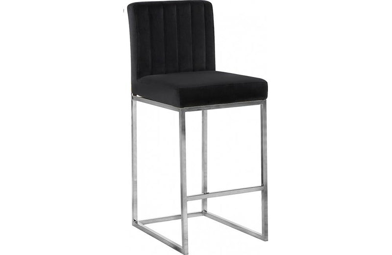 Babette Black Bar Stool