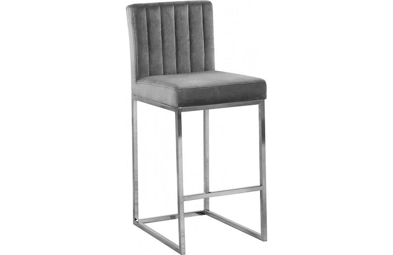 Babette Grey Bar Stool