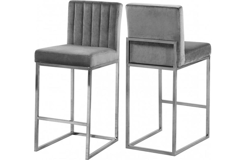 Babette Grey Bar Stool