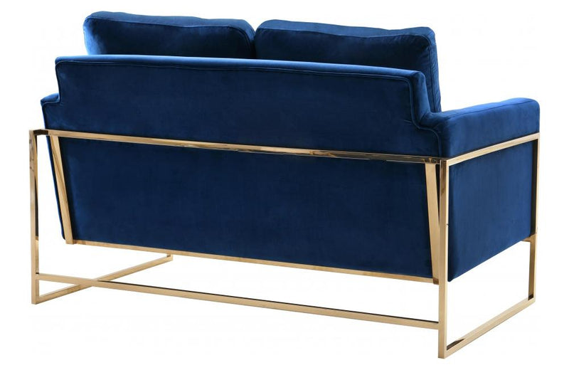 Sky Navy Love Seat