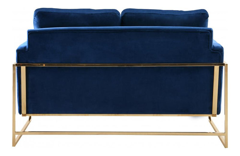 Sky Navy Love Seat