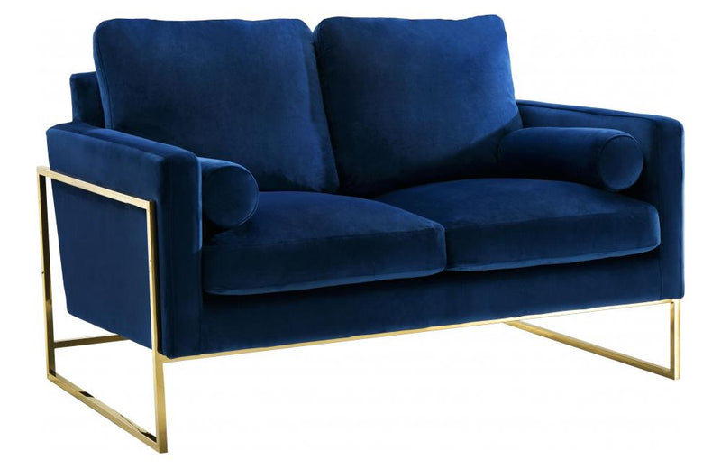 Sky Navy Love Seat