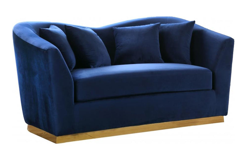 Harmony Navy Love Seat