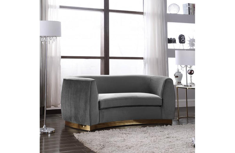 Ximena Grey Love Seat