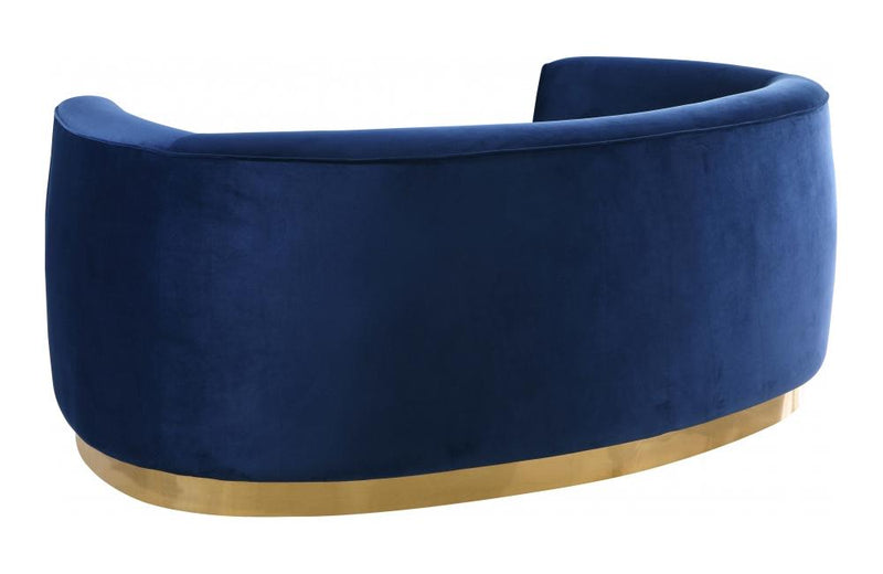 Ximena Navy Love Seat