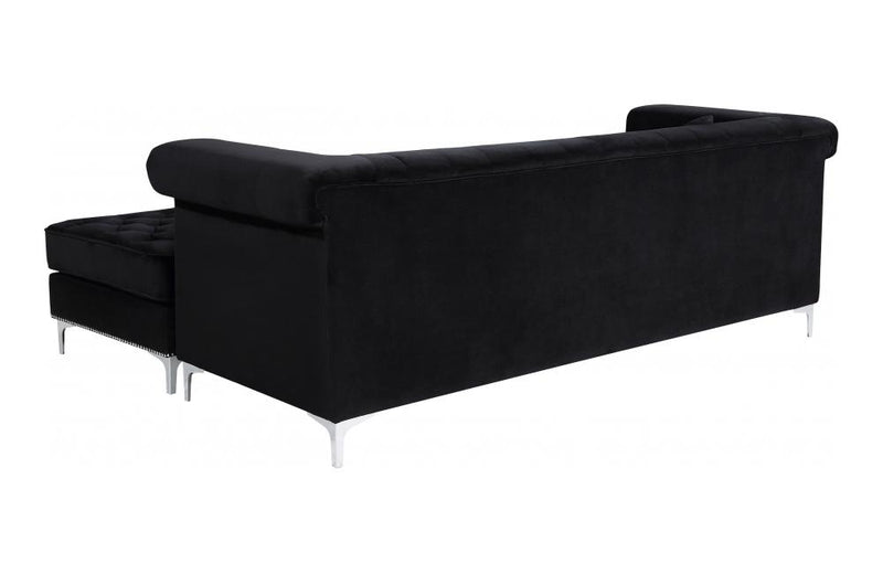 Mason Black Sectional Sofa