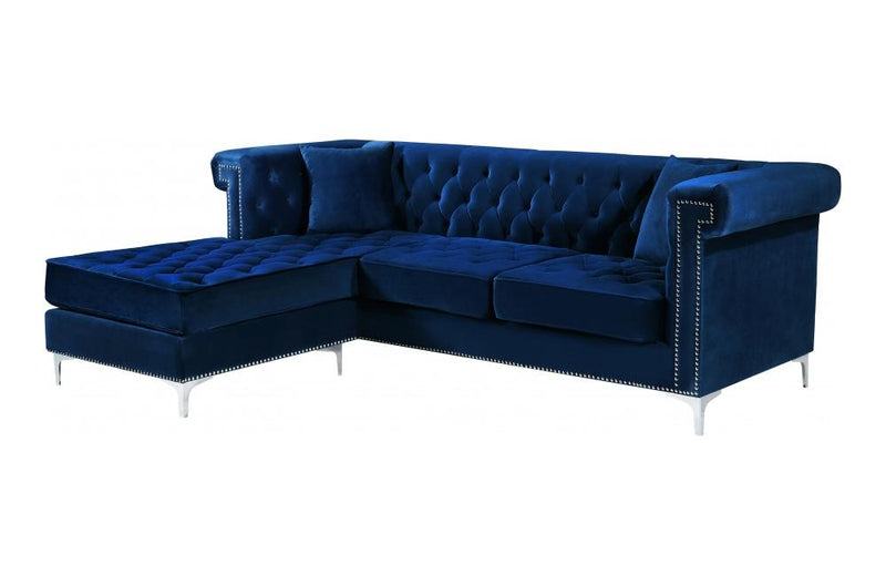 Mason Navy Sectional Sofa