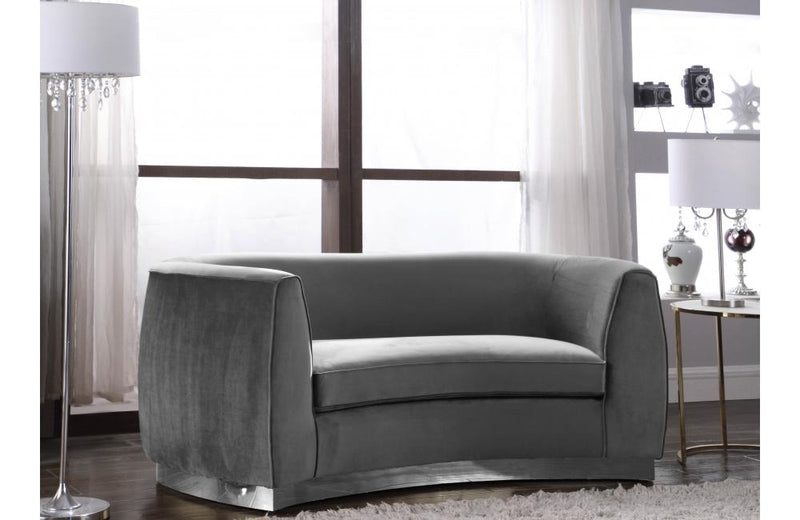 Babe Grey Love Seat