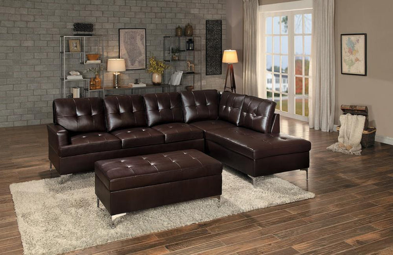 Brenton Brown Sectional Sofa