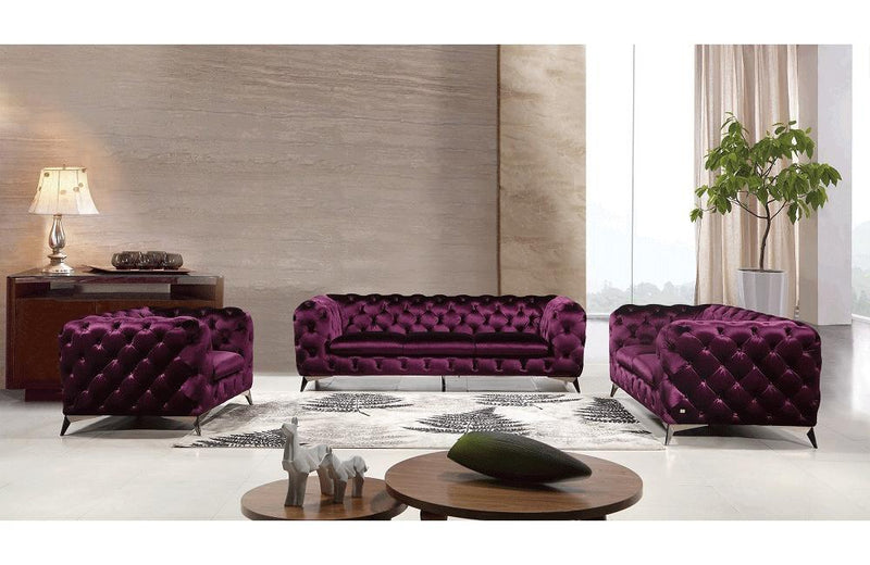 Knox  Loveseat Purple