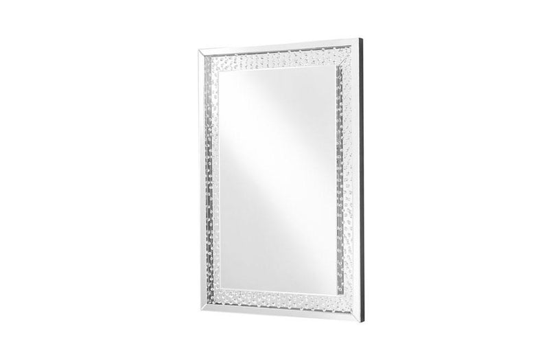 Modern Contemporary Mirror in Clear Rectangular