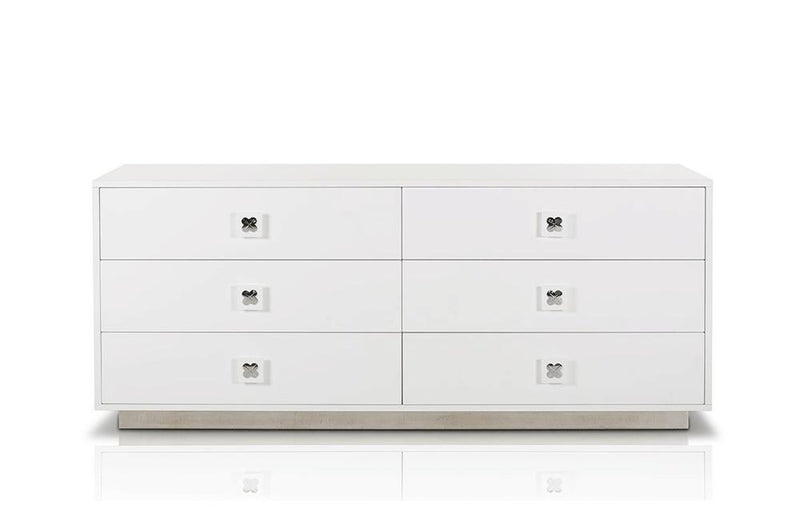 Modern White Gloss Dresser