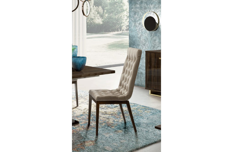 Volare Side Chair Dark Walnut