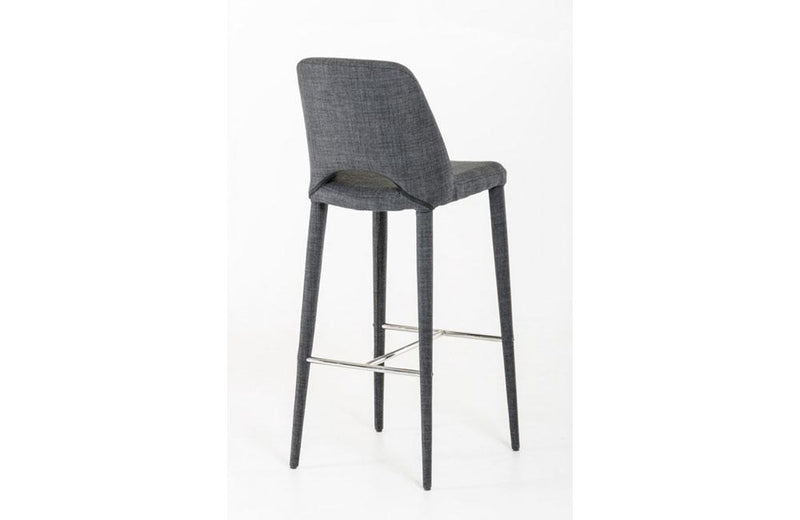 Williamette Modern Fabric Bar Stool Gray