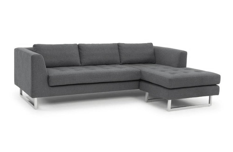 Calais Sectional Sofa Gray