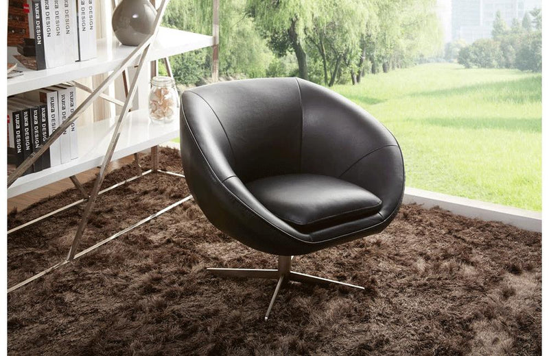 Leda Swivel Chair Black